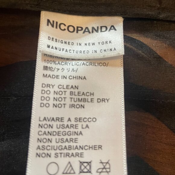 NICOPANDA Dramatic Ruffle Bomber Jacket - Sheer Black - Picture 3 of 4